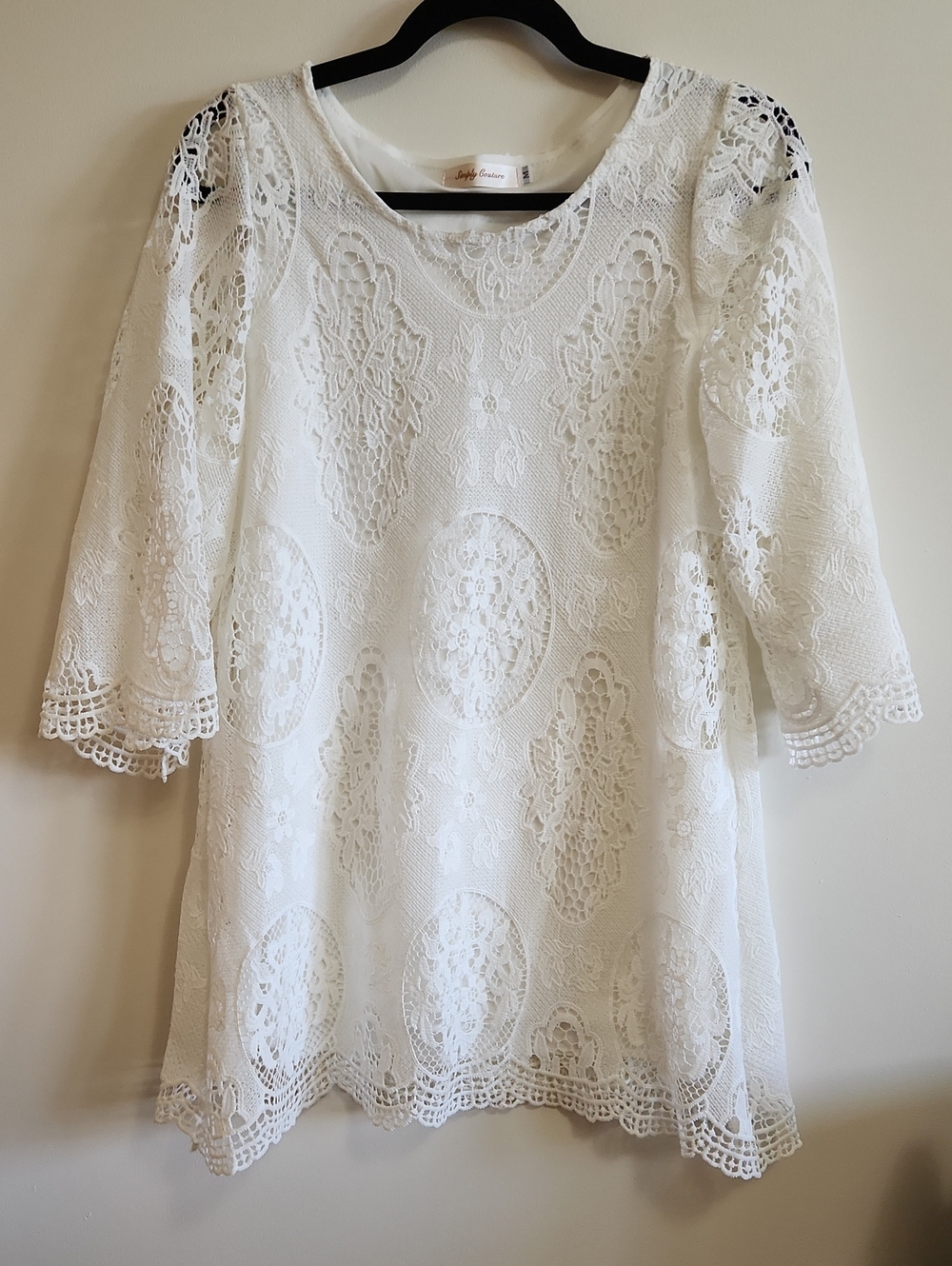 Lilly Pulitzer White Lace Tunic Dress